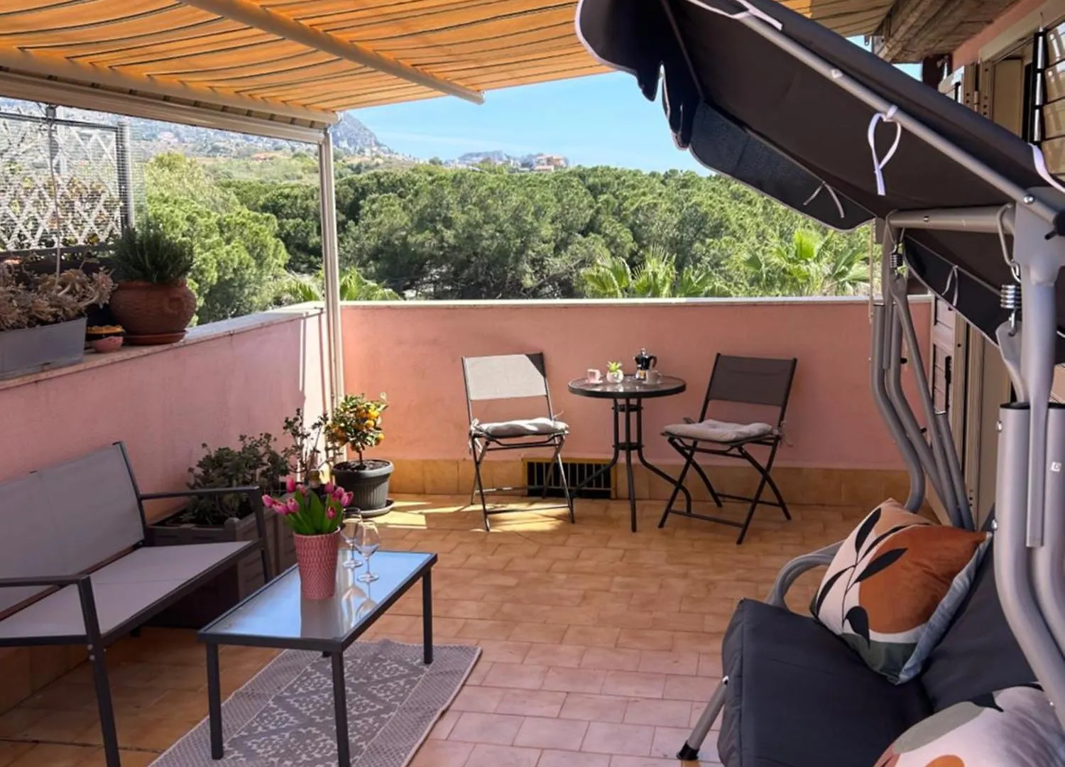 Dolcevita Naxos Terrace&Apartment Giardini Naxos Daire